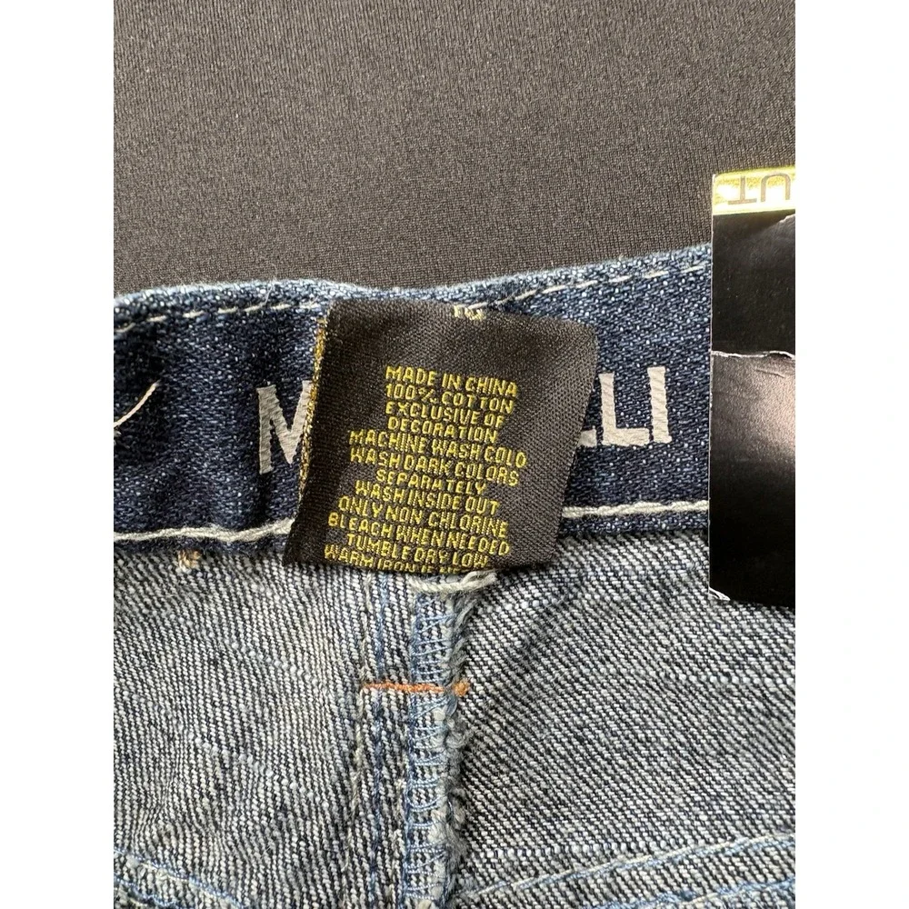 Makaveli Branded Jeans Youth Size 10 Blue Denim New 100% Cotton Bootcut Hip Hop